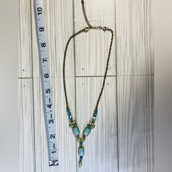 Nancy and Rise Multi Stone Lavalier Necklace - Picture 8 of 8